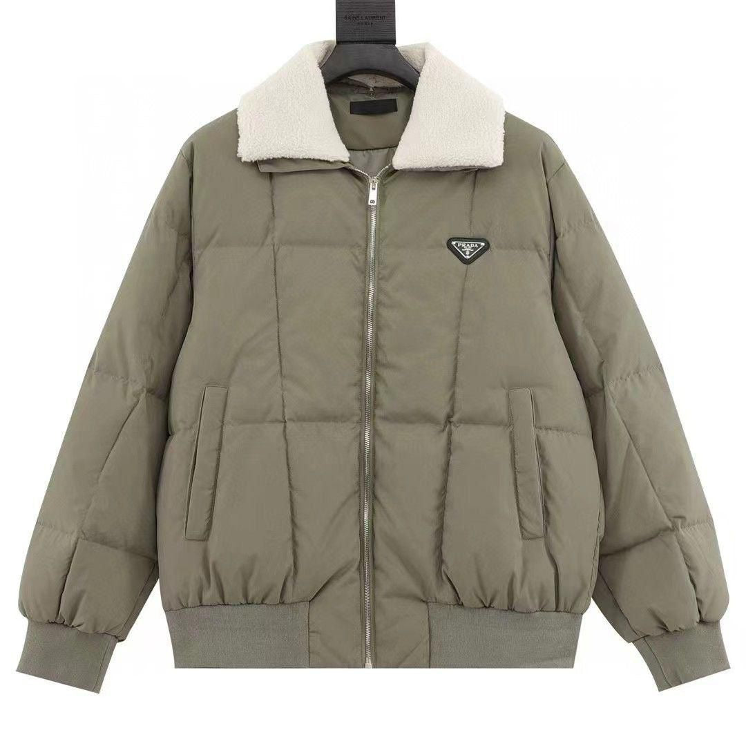 Prada Men’s Puff Jacket – Olive Green
