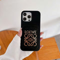 Loewe Phone Case with Gold Anagram Logo & Card Slot – Unisex