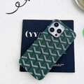 Goyard Chevron Pattern Green Phone Case – Unisex