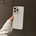 Goyard Chevron Pattern White Phone Case – Unisex