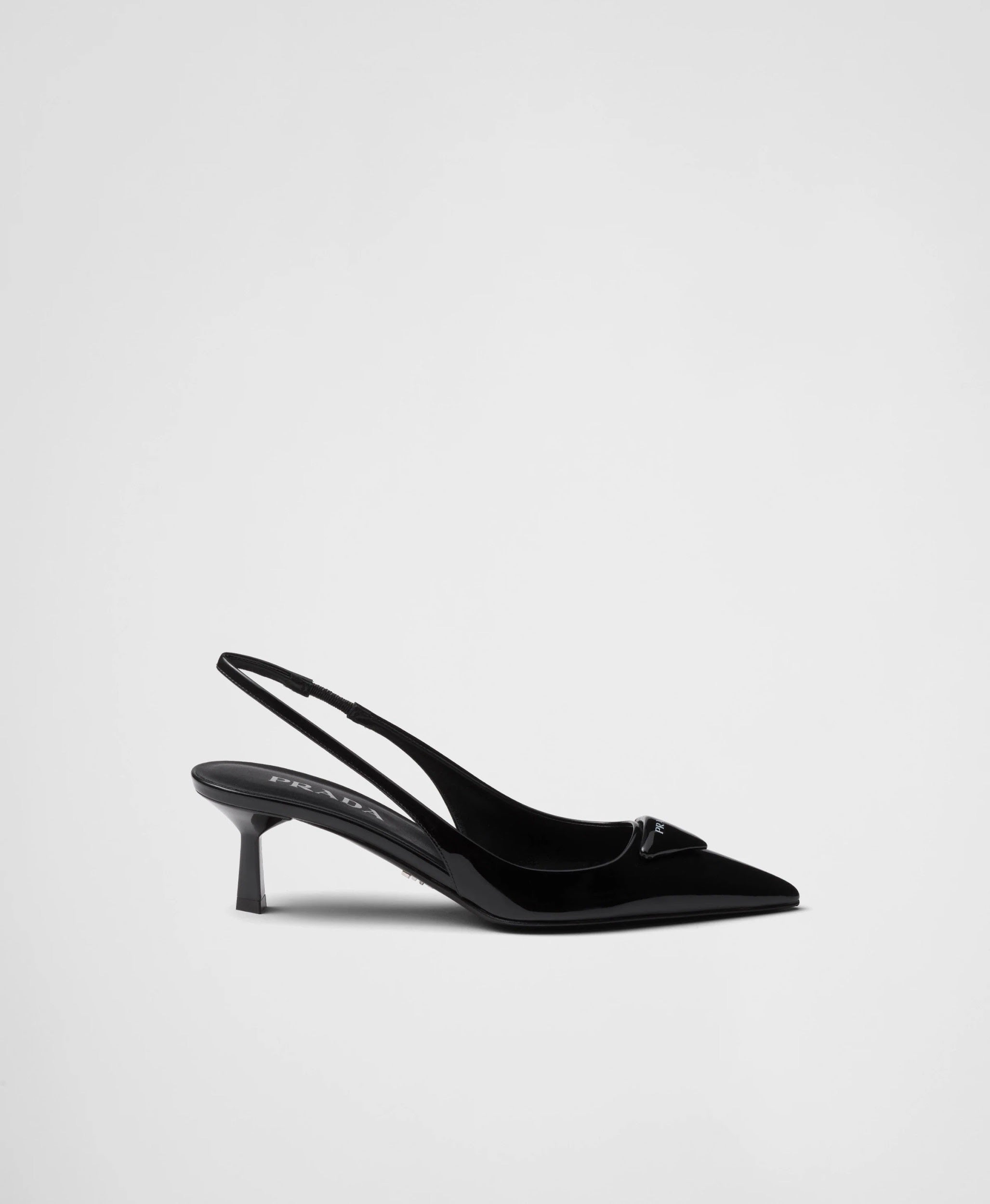 PRADA Women’s Slingback Pumps – 5.5cm Black Heels