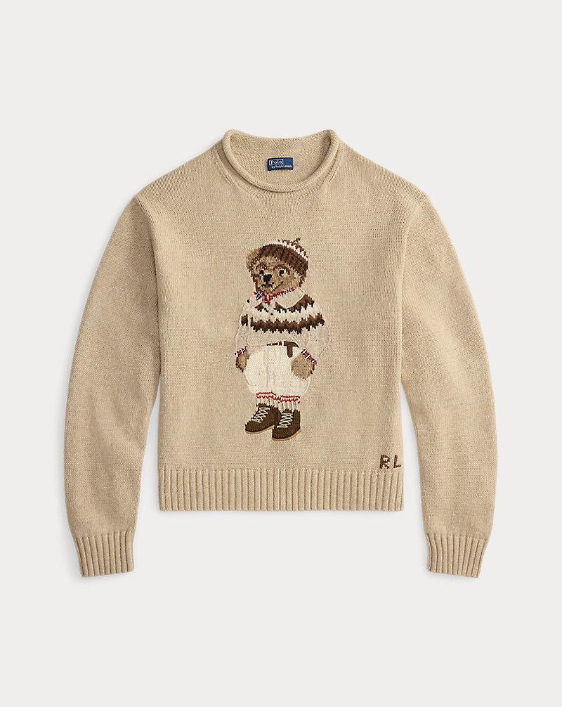 Polo Ralph Lauren Women’s Polo Bear Rollneck Jumper – Beige
