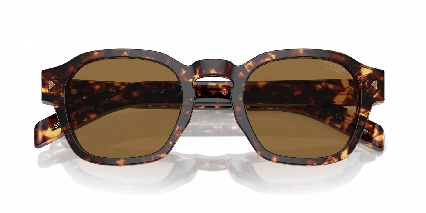 Prada Sunglasses with Iconic Metal Plaque – Honey Lenses