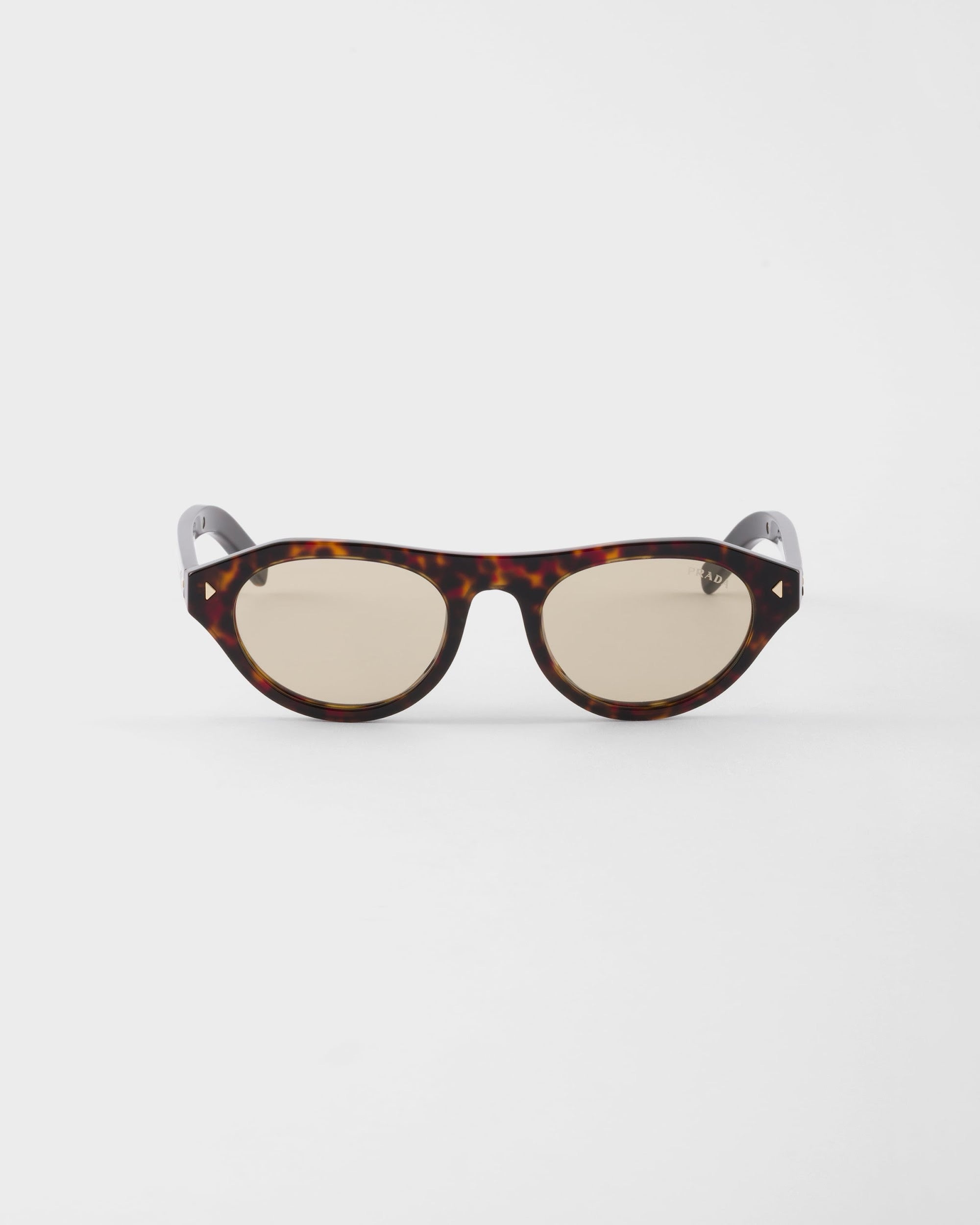 Prada Sunglasses with Iconic Metal Plaque – Chamomile Yellow (51-21-145)