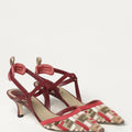 FENDI Women's Colibri Lite Pumps Wine Red