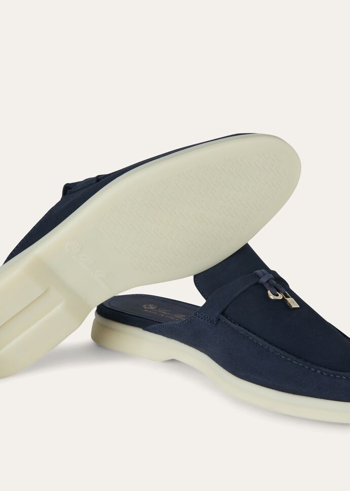 LORO PIANA Babouche charm Walk-Dark blue