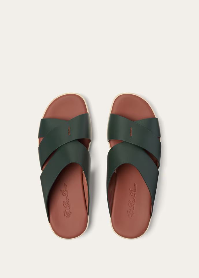 LORO PIANA Plam Sandal- Green