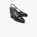 CHANEL Slingback- Black