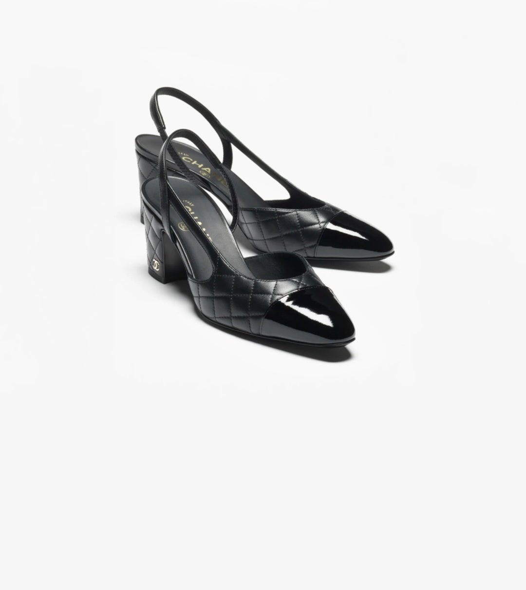 CHANEL Slingback- Black
