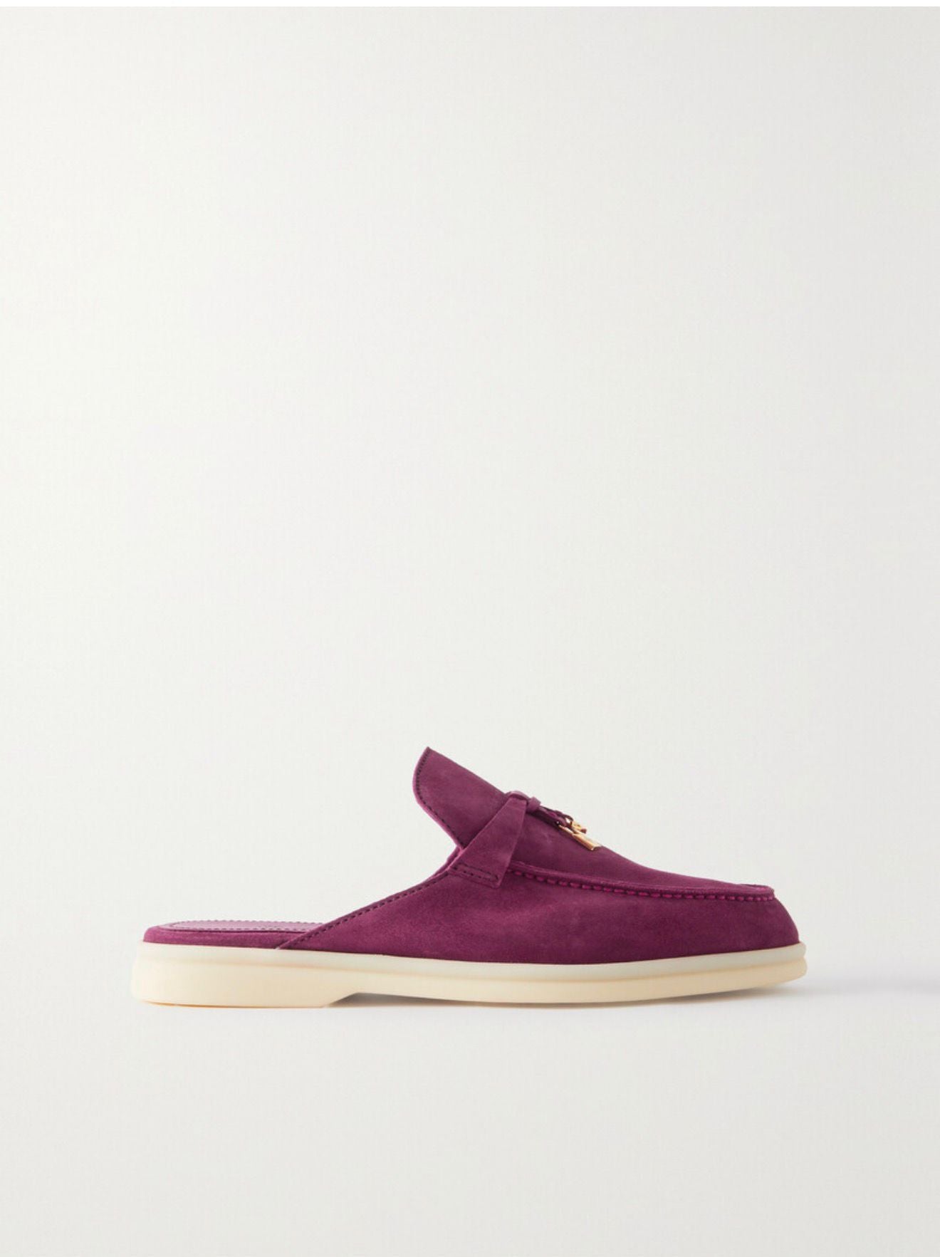 LORO PIANA Babouche charm Walk-wine red
