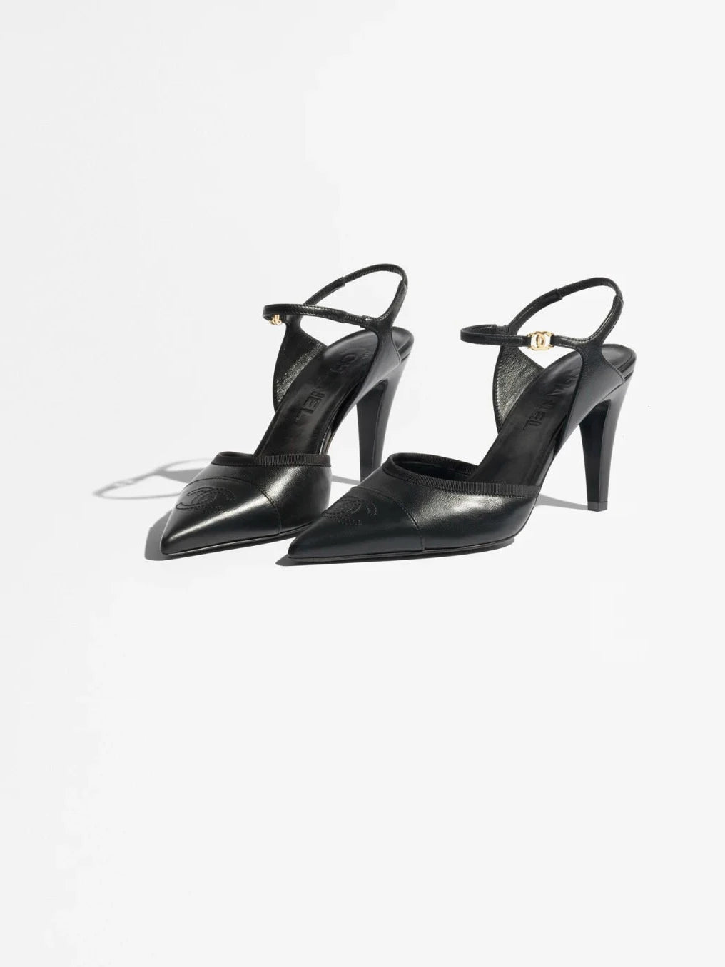 CHANEL Slingback Black