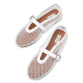 ALAIA BALLET FLATS Fishnet