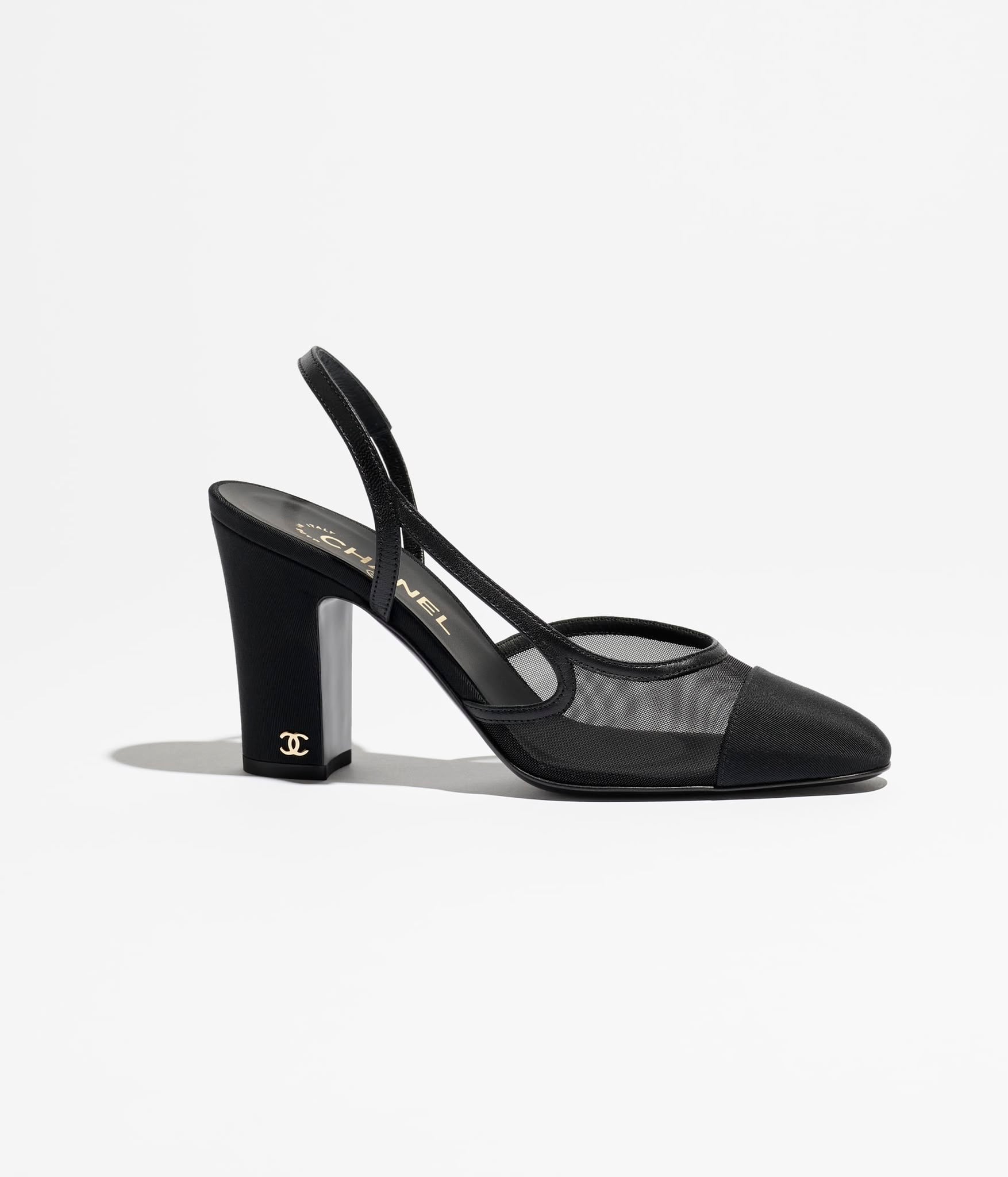 CHANEL Slingback-Black