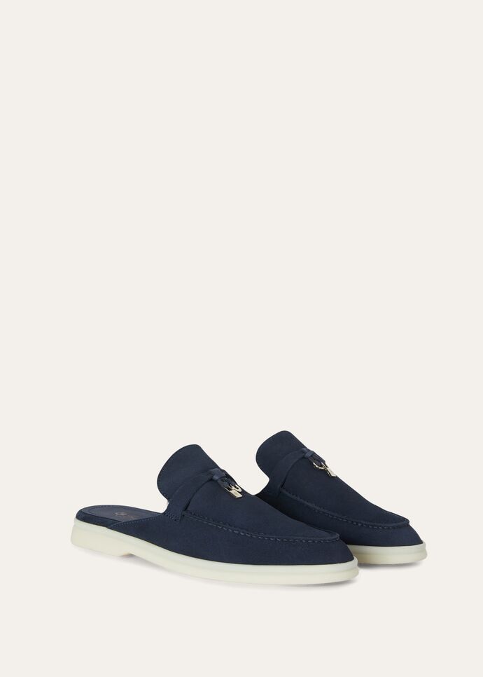 LORO PIANA Babouche charm Walk-Dark blue