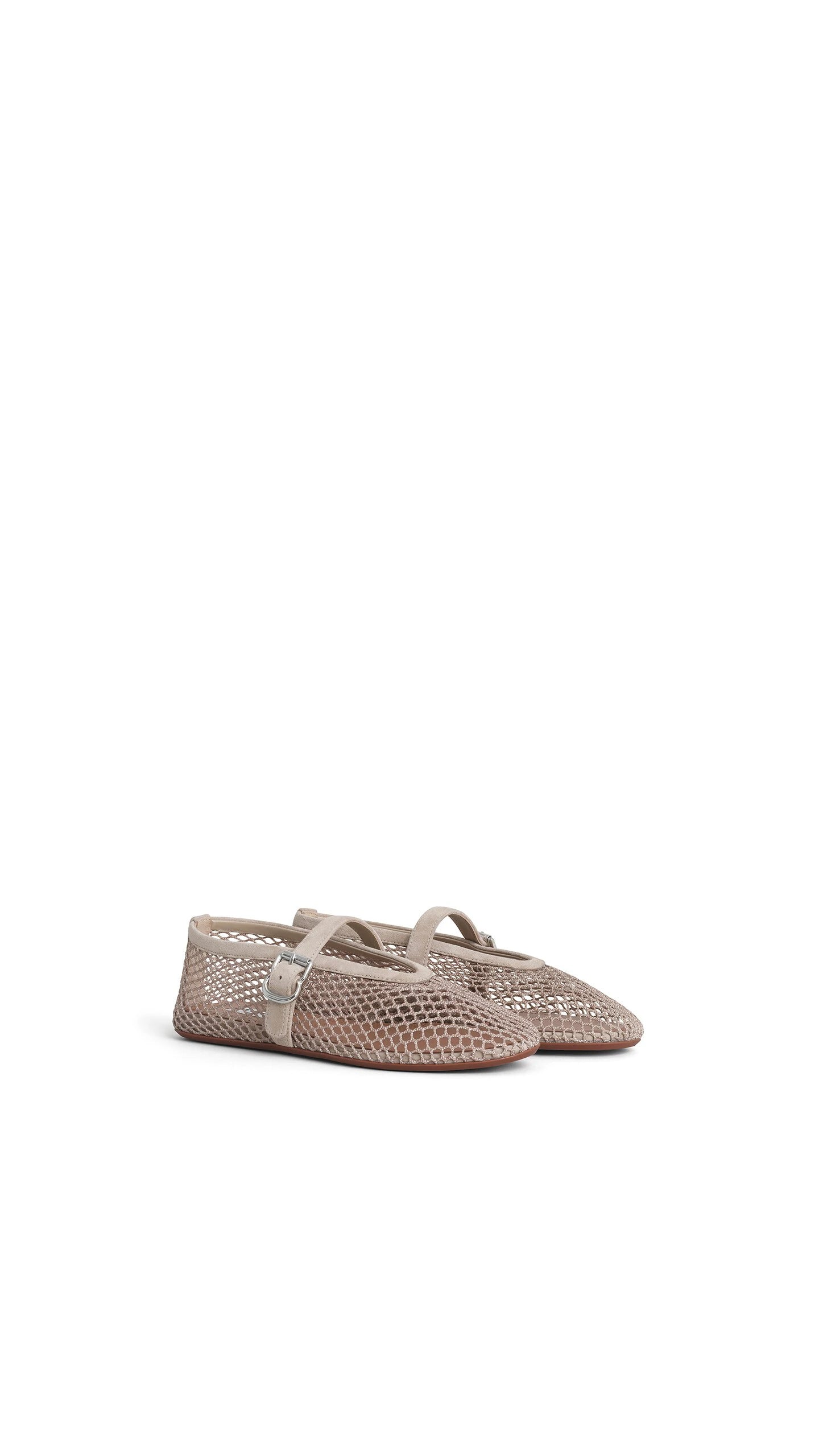 ALAIA BALLET FLATS Beige