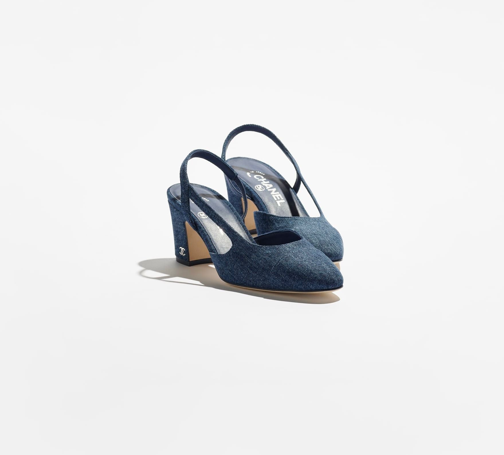 CHANEL Slingback - Blue