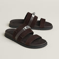 HERMES Jackson Sandal- Brown