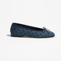 CHANEL BALLET FLATS- Blue