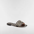 CHRISTIAN DIOR Dway Slide- Black & Golden