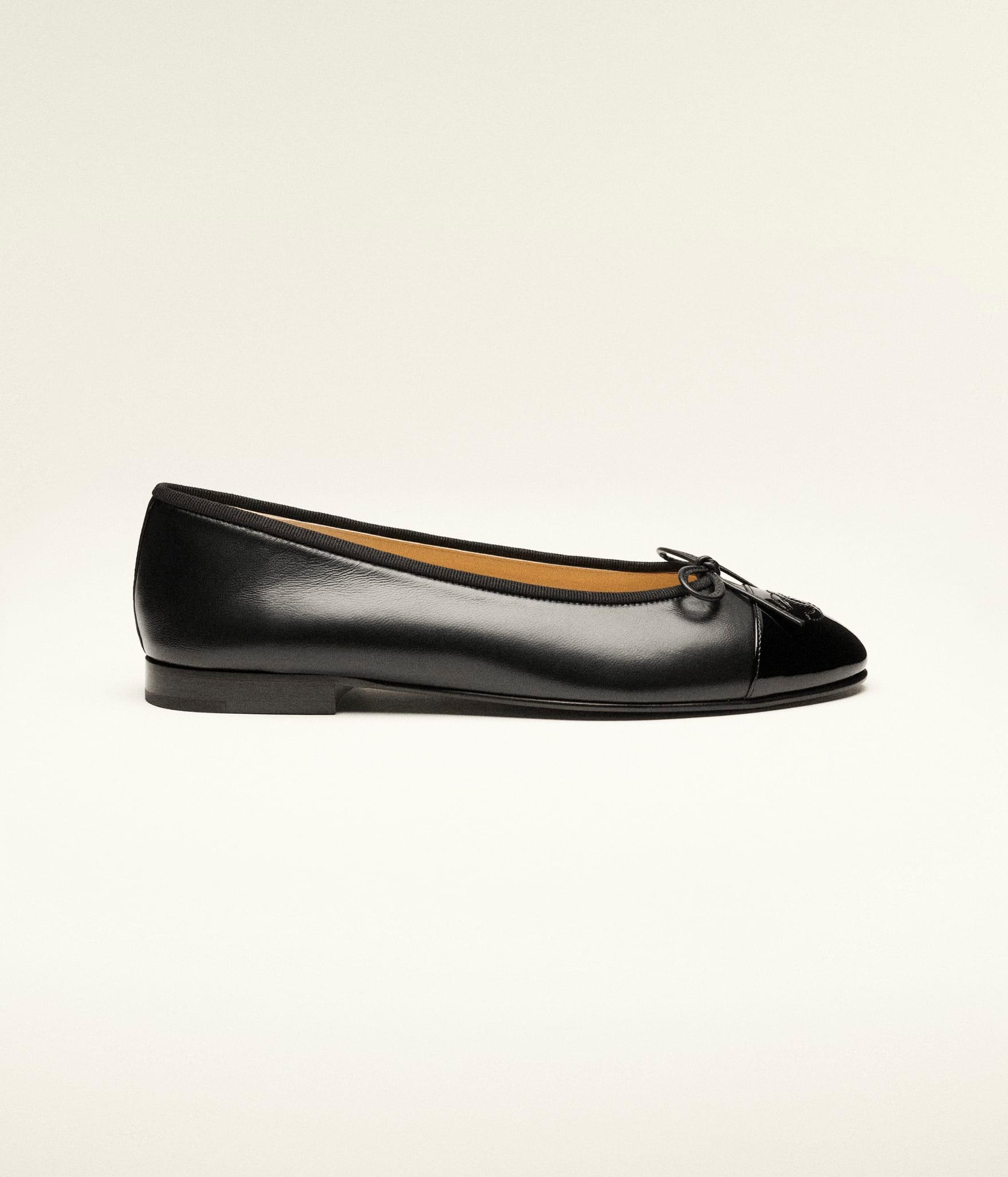 CHANEL BALLET FLATS - Black