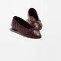 CHANEL BALLET FLATS - Dark Burgundy