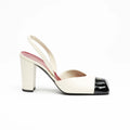 CHANEL Slingback-Black&white