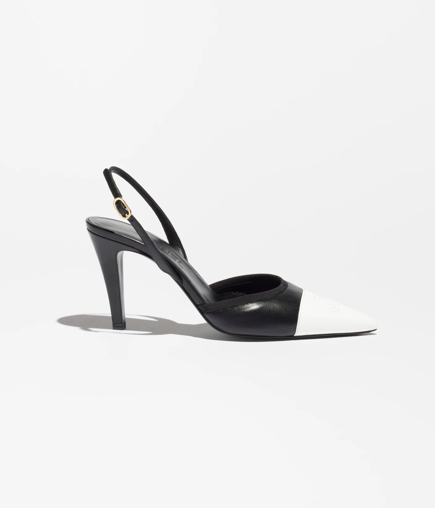 CHANEL Slingback black & white