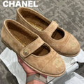 CHANEL Mary Jane flats-Beige