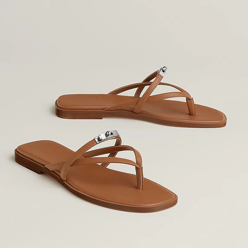HERMES MISS SANDAL- Brown