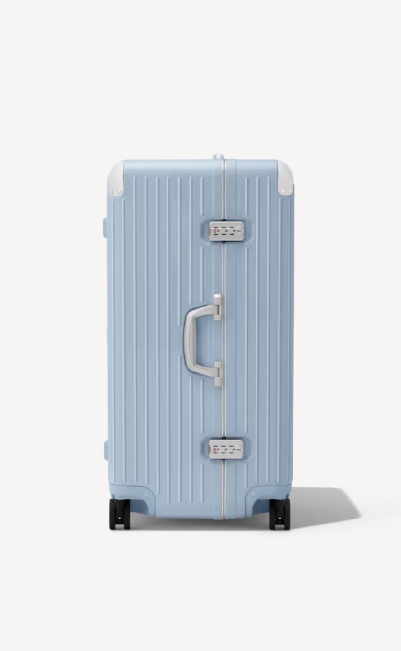 RIMOWA Hybrid Trunk Plus Travel Bag – Gloss Sky Blue