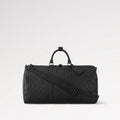 Louis Vuitton Keepall Bandoulière 50 – Noir Obscur Travel Bag